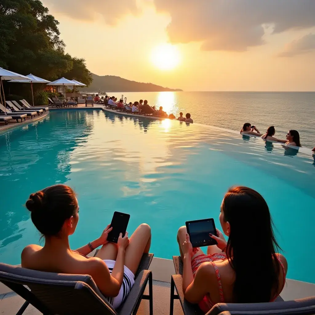 Modern office workspace